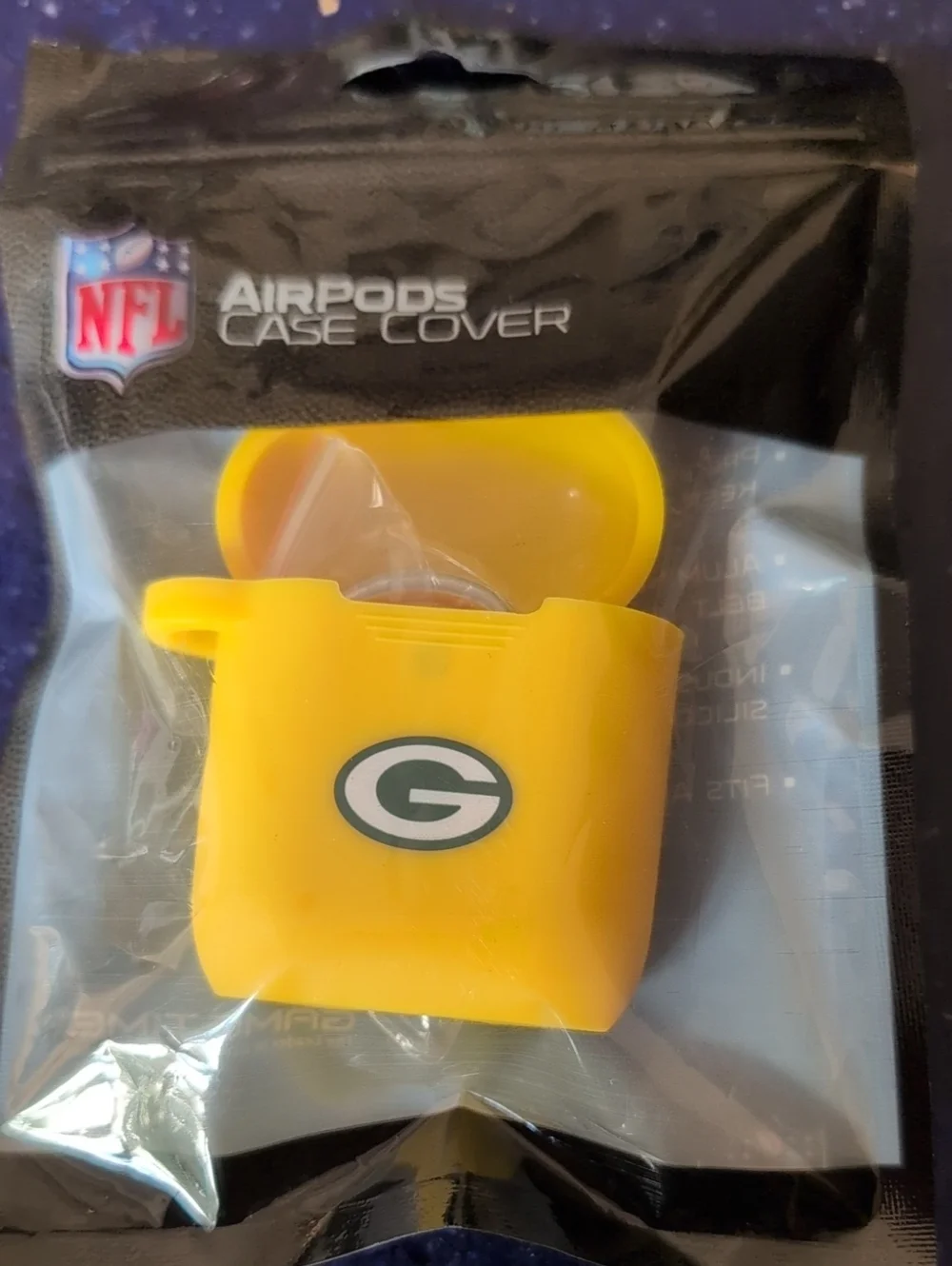 Green Bay Packers Yellow AirPods Case Cover - NFL Licensed